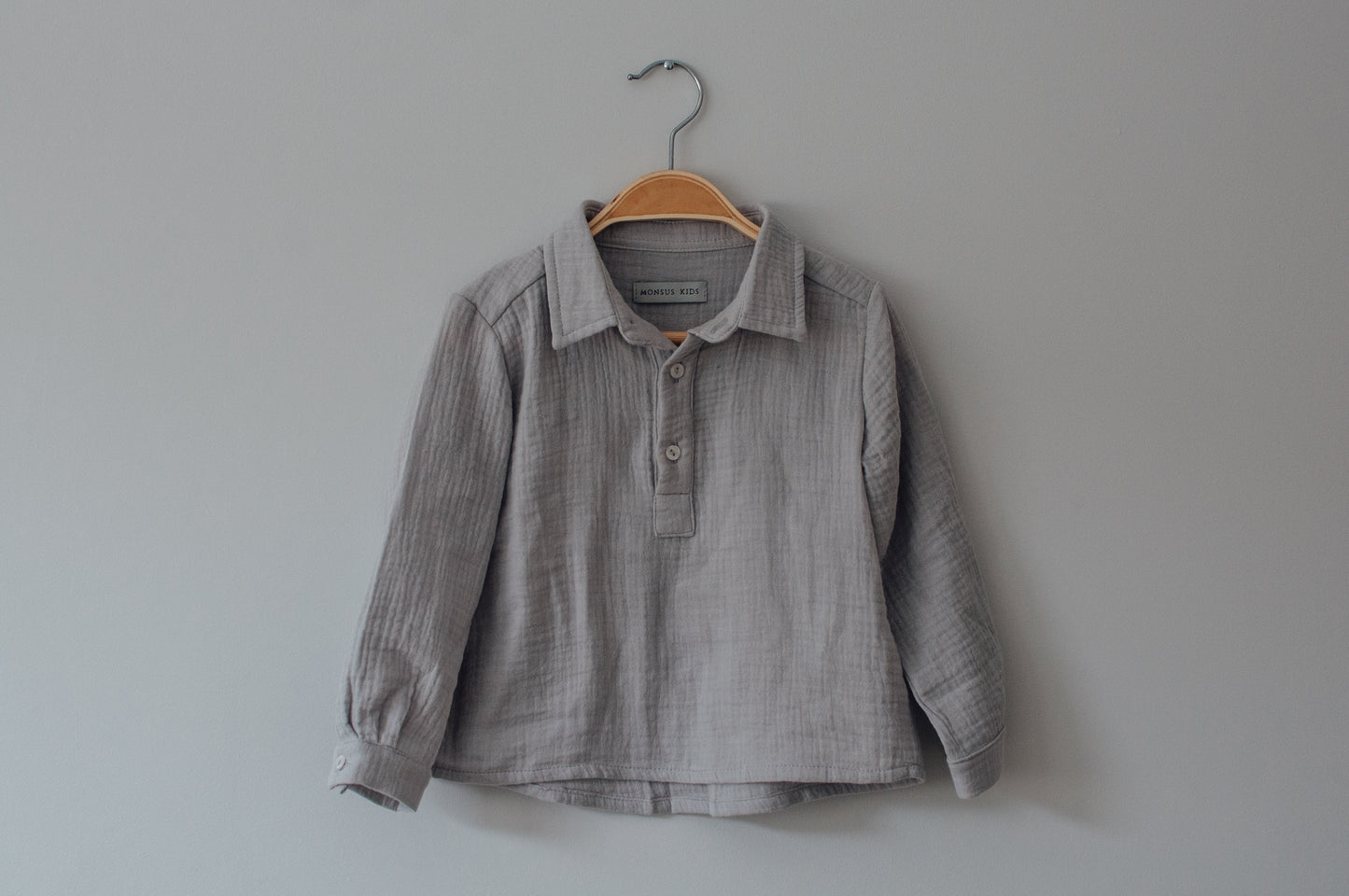 Polera bambula Gris