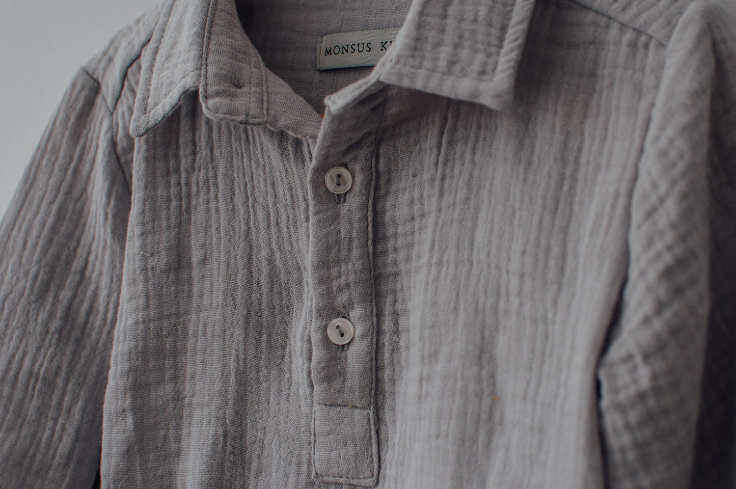 Polera bambula Gris