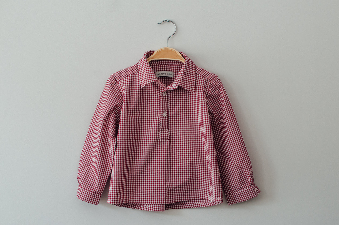 Polera cuadros vichy Berry
