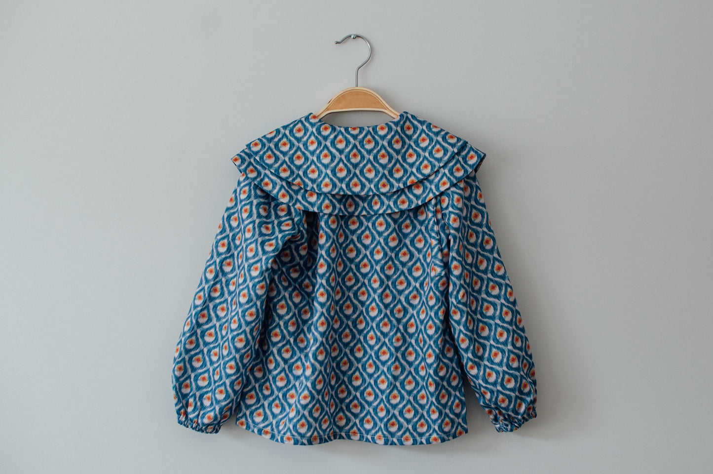 Blusa Doble cuello Ikat