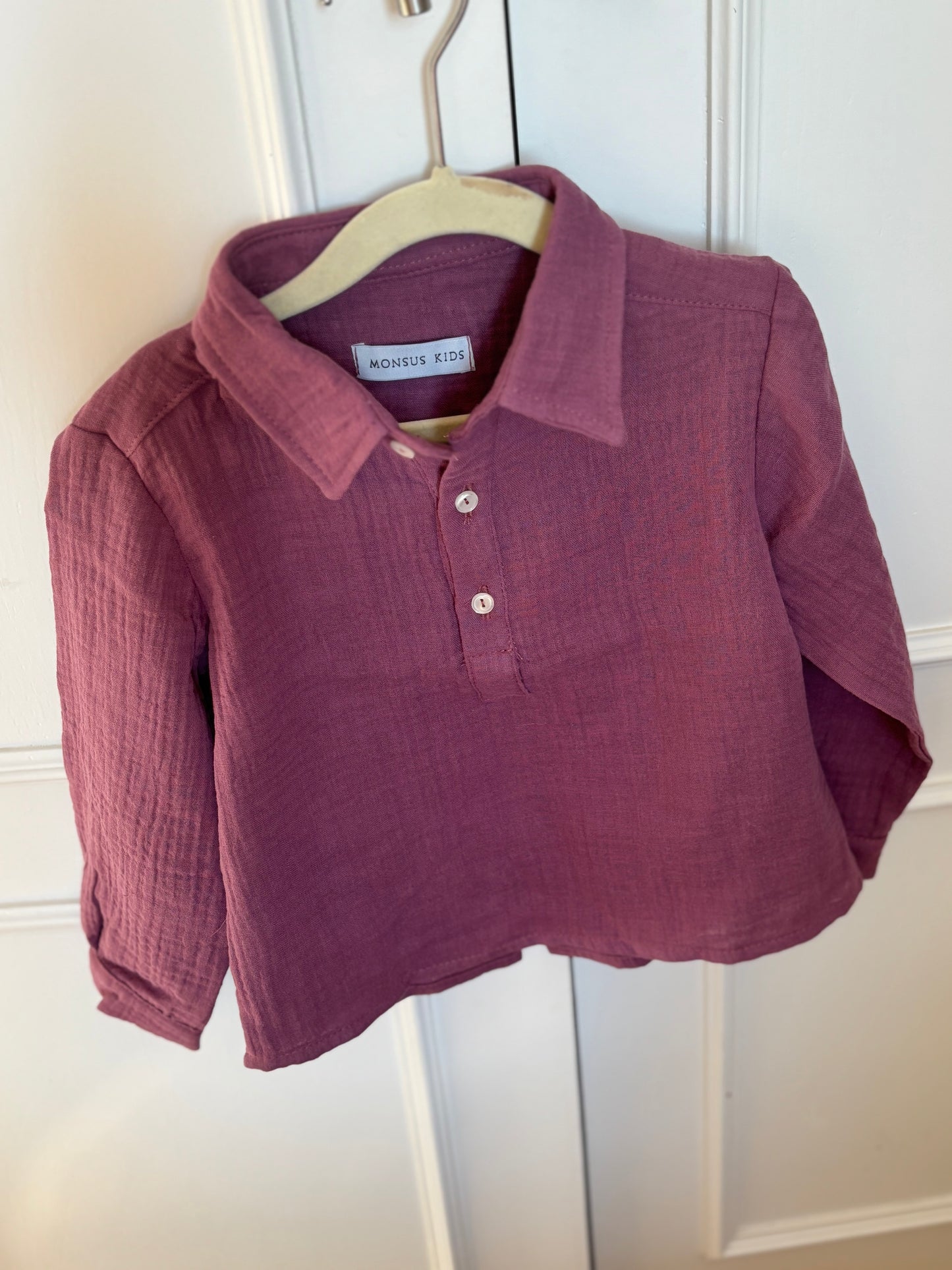 Polera bambula malva