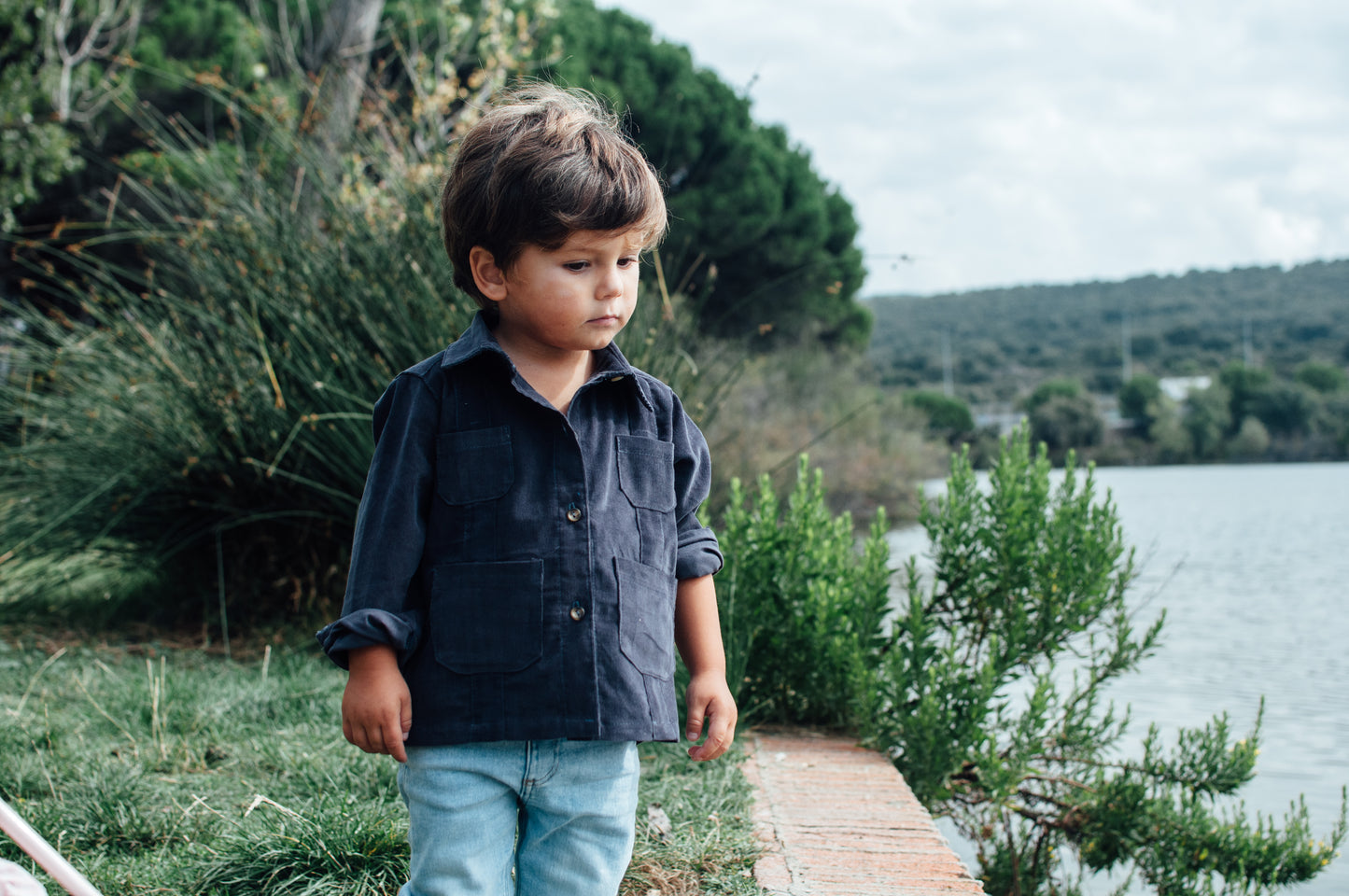 Guayabera Gris Carbón