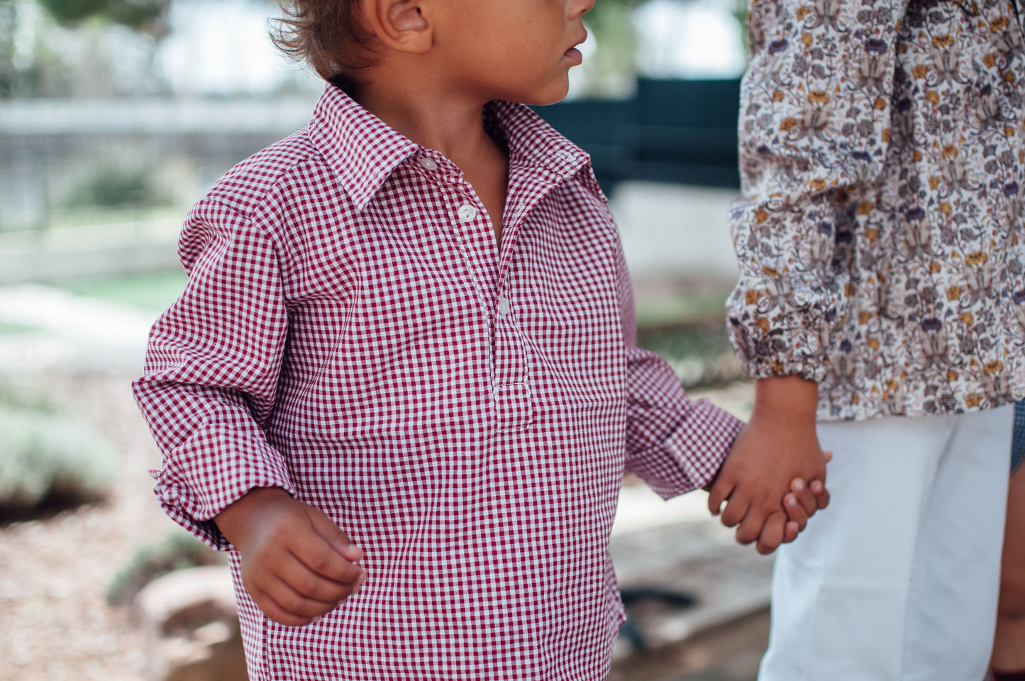 Polera cuadros vichy Berry