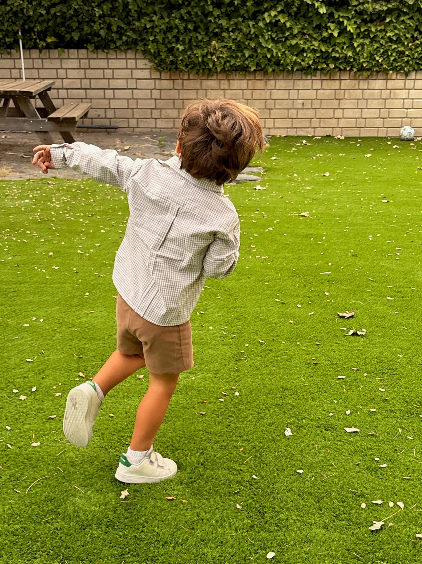 Pantalón micropana marrón