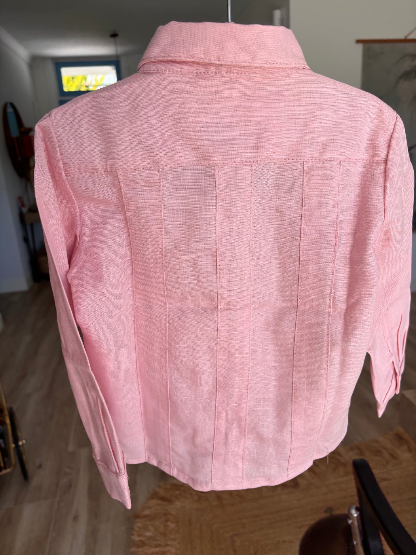 Guayabera LINO ROSA.