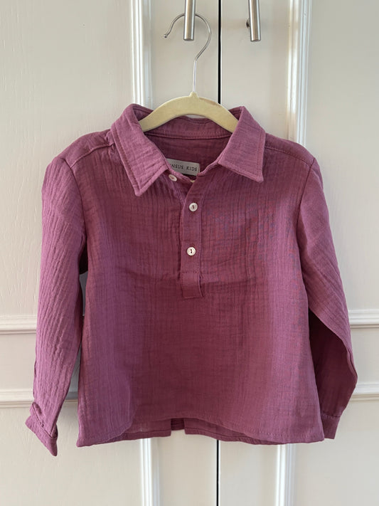 Polera bambula malva