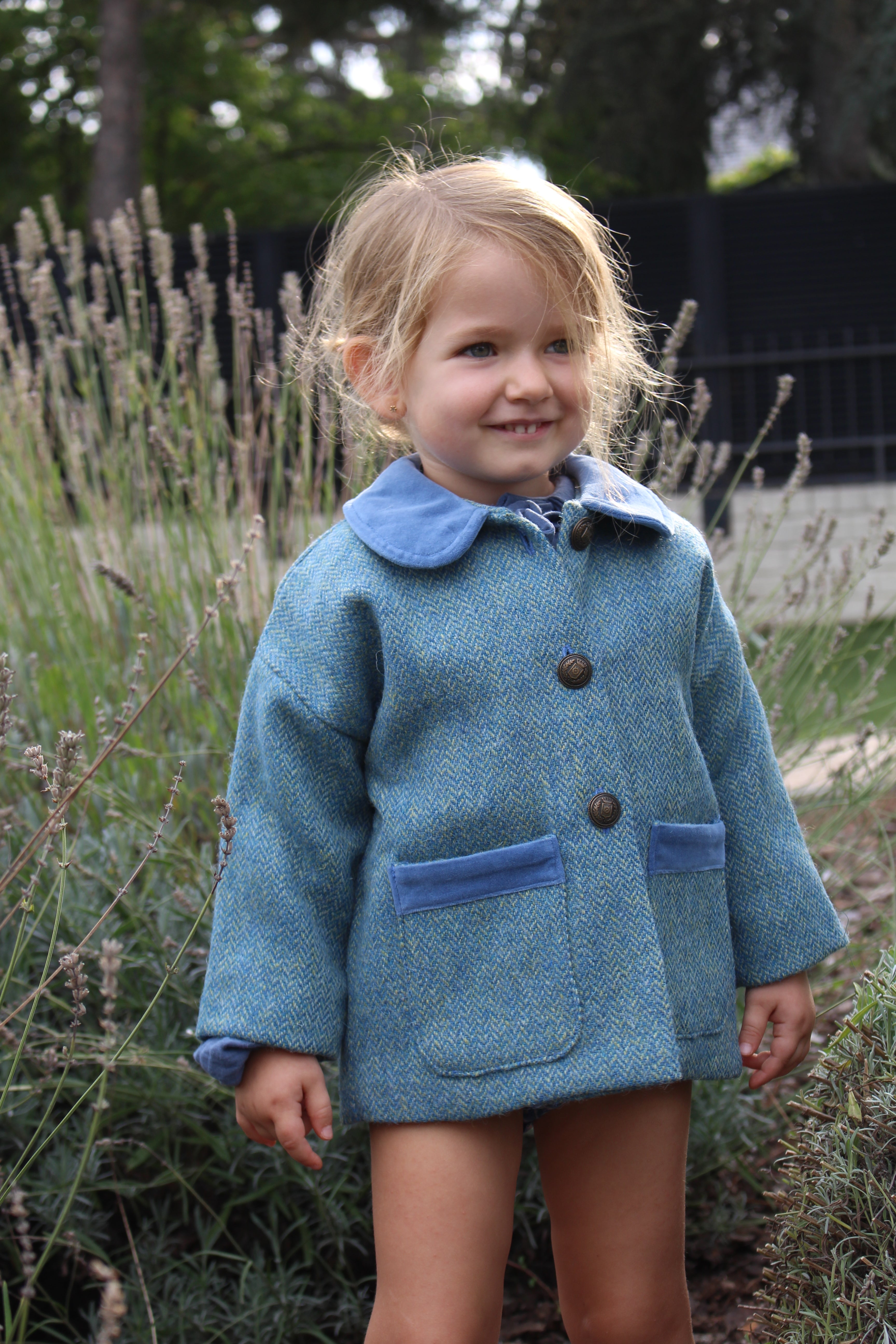 Kids tweed coat hotsell