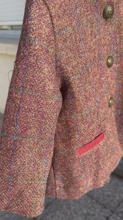 Austriaca Harris Tweed granate